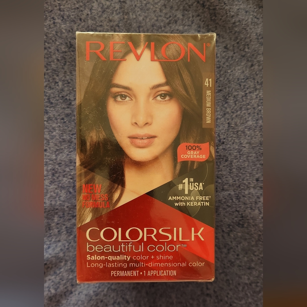 3 brand new Revlon Colorsilk haircolor , 41 medium brown